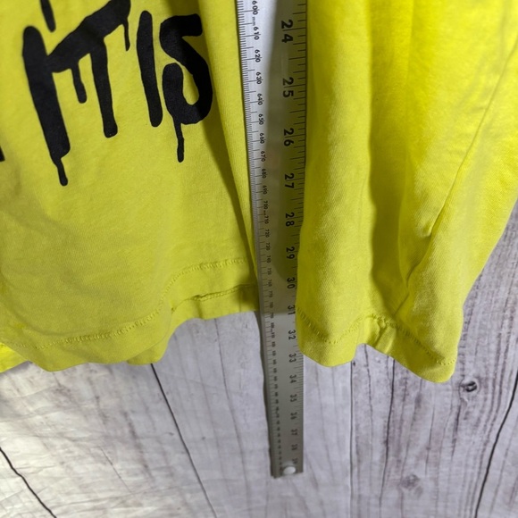 Vintage no boundaries single Stitch Graphic T-Shirt in Yellow 2XL - Picture 7 of 8